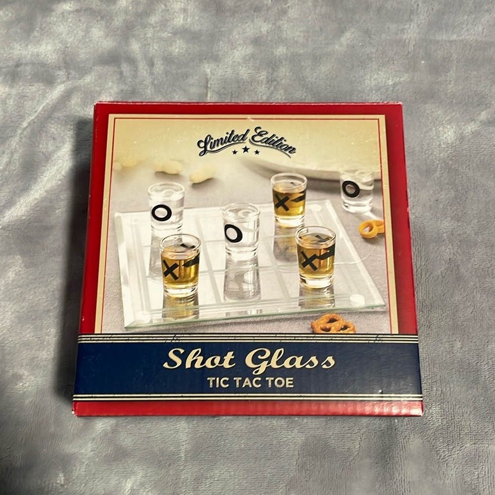 Brand new Shot Glass tic tac toe